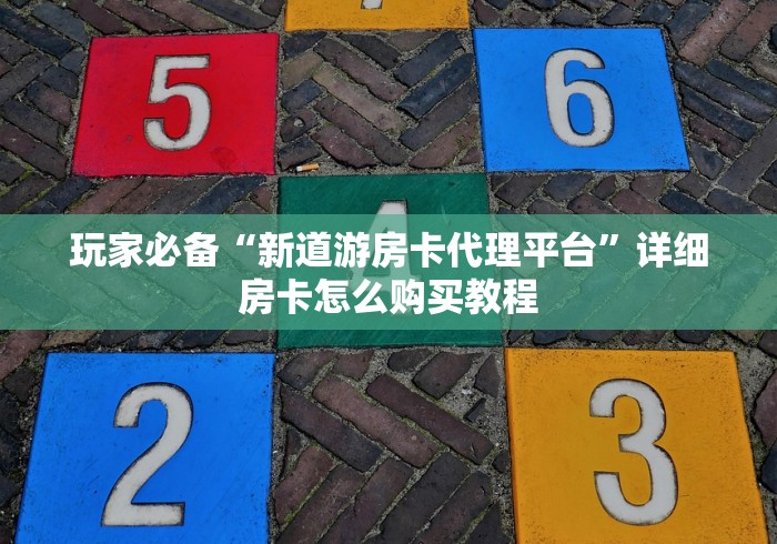 玩家必备“新道游房卡代理平台”详细房卡怎么购买教程 玩家必备“新道游房卡代理平台”详细房卡怎么购买教程